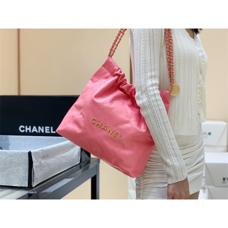Chanel 22 Small Handbag AS3260Pink