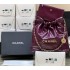 Chanel 22 Small Handbag AS3260Claret