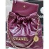 Chanel 22 Small Handbag AS3260Claret