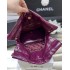 Chanel 22 Small Handbag AS3260Claret