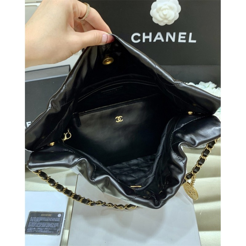 Chanel 22 Small Handbag AS3260Black01