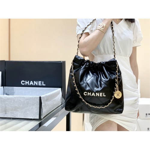 Chanel 22 Small Handbag AS3260Black01