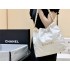 Chanel 22 Small Handbag AS3260White02