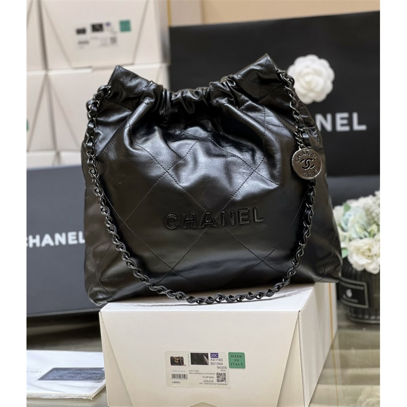 Chanel 22 Small Handbag AS3260Black03