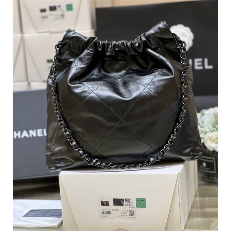 Chanel 22 Small Handbag AS3260Black03