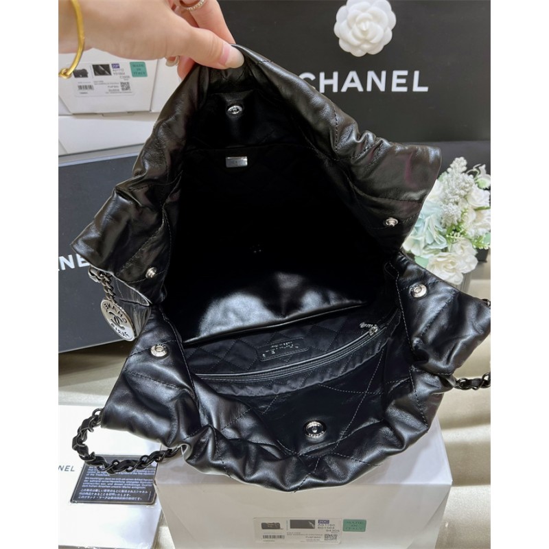 Chanel 22 Small Handbag AS3260Black03