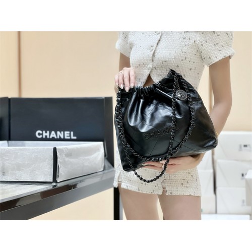 Chanel 22 Small Handbag AS3260Black03