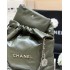 Chanel 22 Small Handbag AS3260Green