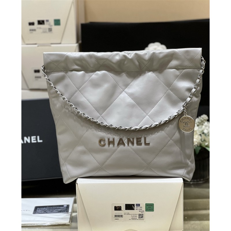 Chanel 22 Small Handbag AS3260Grey