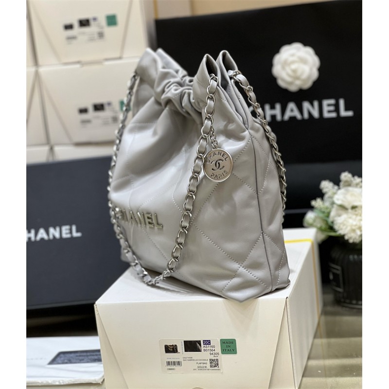 Chanel 22 Small Handbag AS3260Grey