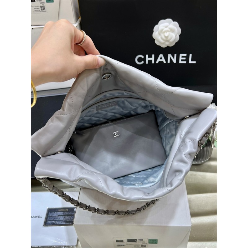 Chanel 22 Small Handbag AS3260Grey