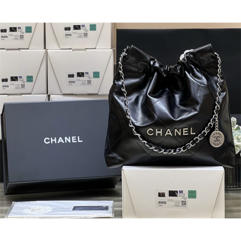 Chanel 22 Small Handbag AS3260Black02