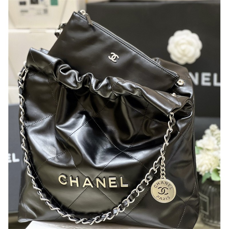 Chanel 22 Small Handbag AS3260Black02