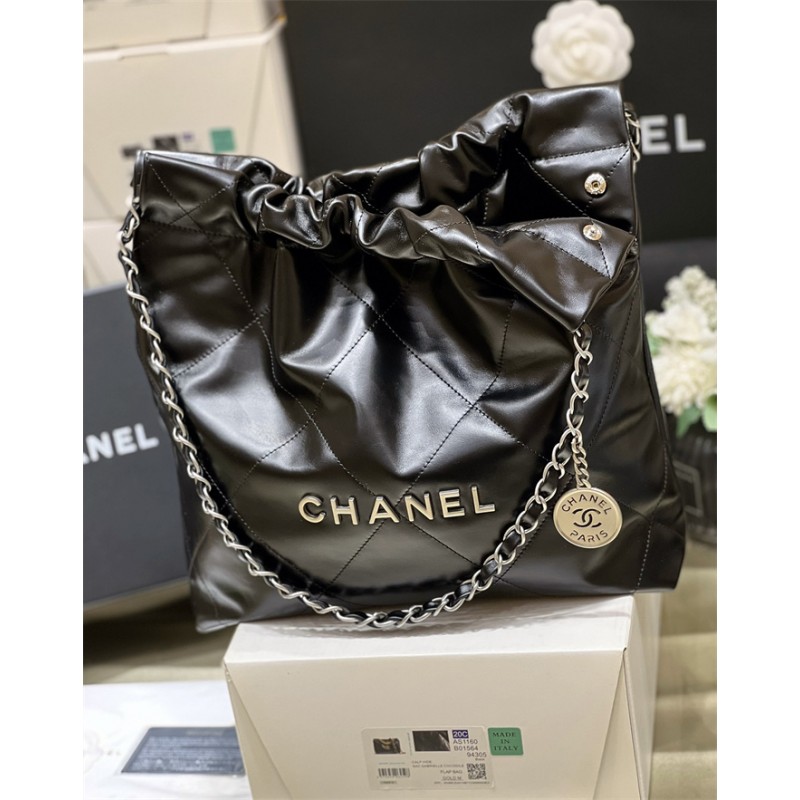 Chanel 22 Small Handbag AS3260Black02