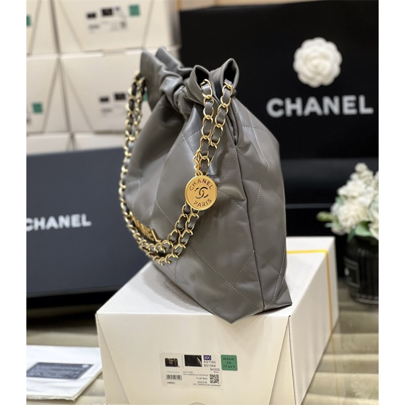 Chanel 22 Small Handbag AS3260Dark Grey