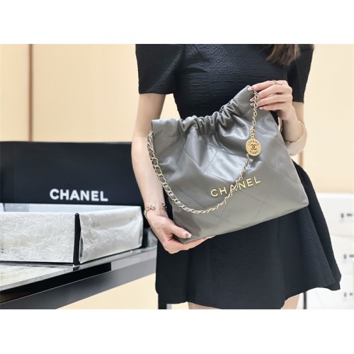 Chanel 22 Small Handbag AS3260Dark Grey