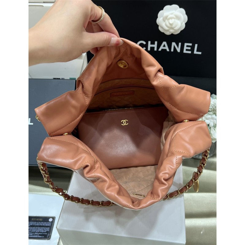Chanel 22 Small Handbag AS3260Caramel