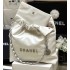 Chanel 22 Small Handbag AS3260White03