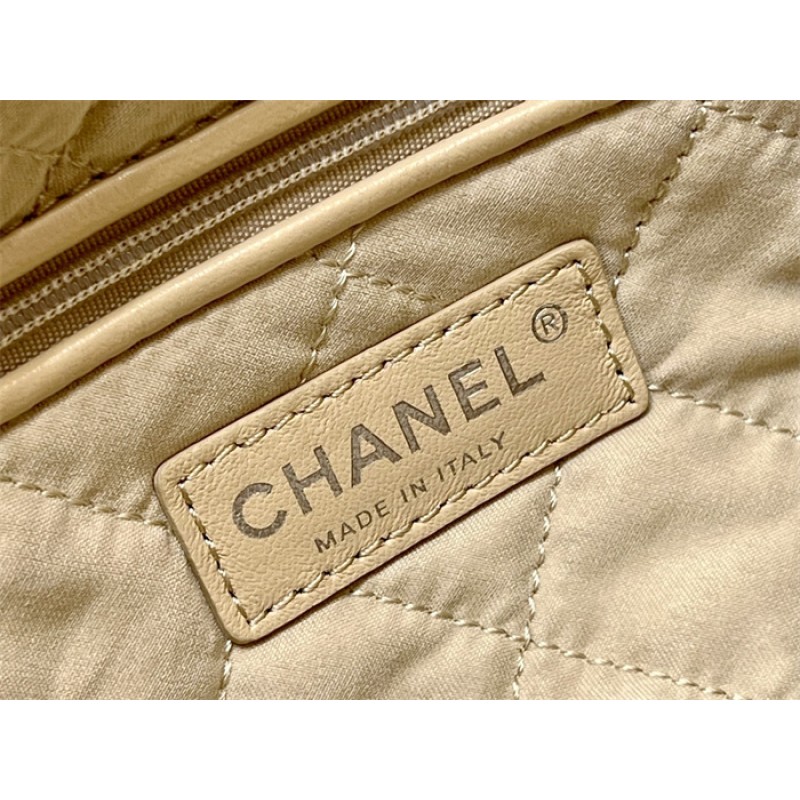 Chanel 22 Small Handbag AS3260White03