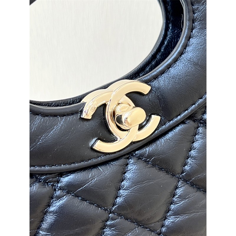 Chanel 31 Mini Calfskin Shopping Bag Black AS4133