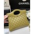 Chanel 31 Mini Calfskin Shopping Bag Green AS4133