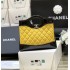 Chanel 31 Mini Shopping Bag in Black & Yellow Patent Calfskin AS4133