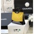 Chanel 31 Mini Shopping Bag in Black & Yellow Patent Calfskin AS4133