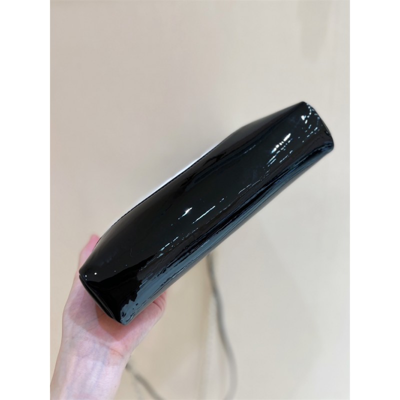 Chanel 31 Mini Shopping Bag in Black & White Patent Calfskin AS4133