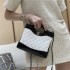 Chanel 31 Mini Shopping Bag in Black & White Patent Calfskin AS4133