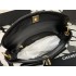 Chanel 24SS Black Shiny Calfskin Small Hobo Handbag AS4743