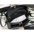 Chanel 24SS Black Shiny Calfskin Medium Hobo Handbag AS4668