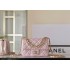 Chanel 24P Mini Pearls Handle Flap Bag AS4384 Pink