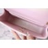 Chanel 24P Mini Pearls Handle Flap Bag AS4384 Pink