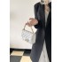 Chanel 24P Mini Pearls Handle Flap Bag AS4384 White