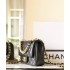 Chanel 24P Mini Pearls Handle Flap Bag AS4384 Black