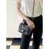 Chanel 24P Mini Pearls Handle Flap Bag AS4384 Black