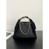 Chanel 25 small handbag AS5293 Washed Denim Black