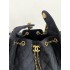 Chanel 25 small handbag AS5293 Washed Denim Black