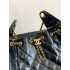 Chanel 25 small handbag Shiny Calfskin AS5293 Black