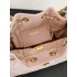 Chanel 25 small handbag AS5293 Grained Calfskin Light Pink