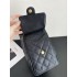 Chanel 25 small handbag Grained Calfskin AS5293 Black