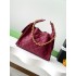 Chanel 25 small handbag Grained Calfskin AS5293 Burgundy