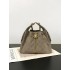 Chanel 25 small handbag Suede Calfskin AS5293 Grey