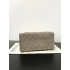 Chanel 25 small handbag Suede Calfskin AS5293 Grey
