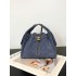 Chanel 25 small handbag Suede Calfskin AS5293 Blue