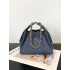 Chanel 25 small handbag Suede Calfskin AS5293 Blue