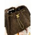 Chanel 25 small handbag Suede Calfskin AS5293 Dark Brown