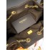 Chanel 25 small handbag Suede Calfskin AS5293 Dark Brown