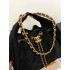Chanel 25 small handbag Suede Calfskin AS5293 Black