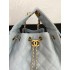 Chanel 25 small handbag Grained Calfskin AS5293 Light Blue
